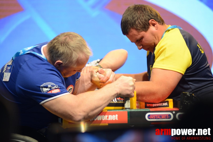 World Armwrestling Championship for Disabled 2014, Puck, Poland - left hand # Aрмспорт # Armsport # Armpower.net