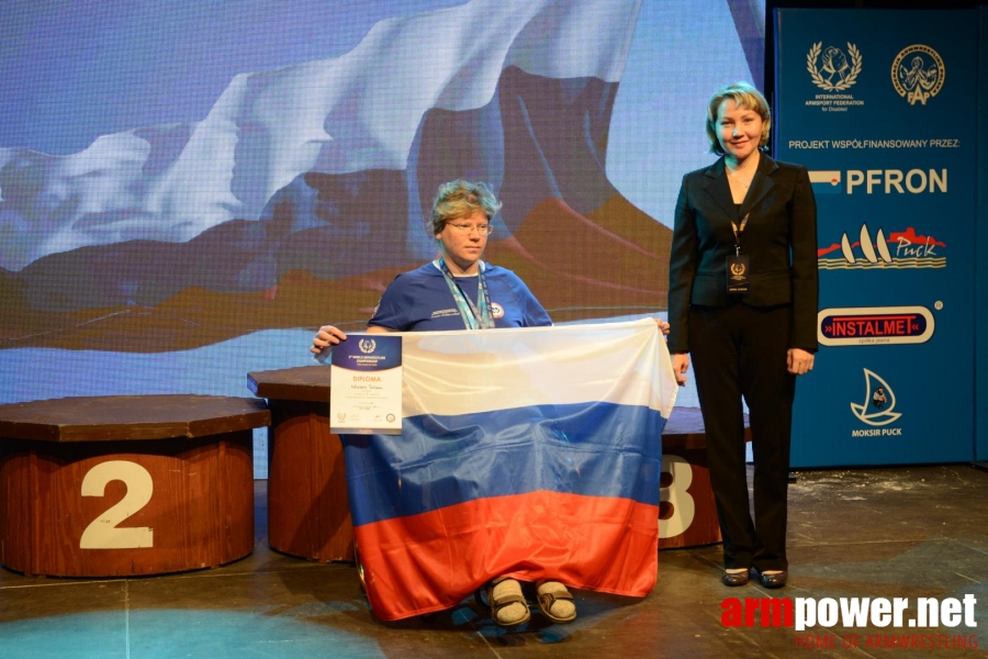 World Armwrestling Championship for Disabled 2014, Puck, Poland - left hand # Aрмспорт # Armsport # Armpower.net