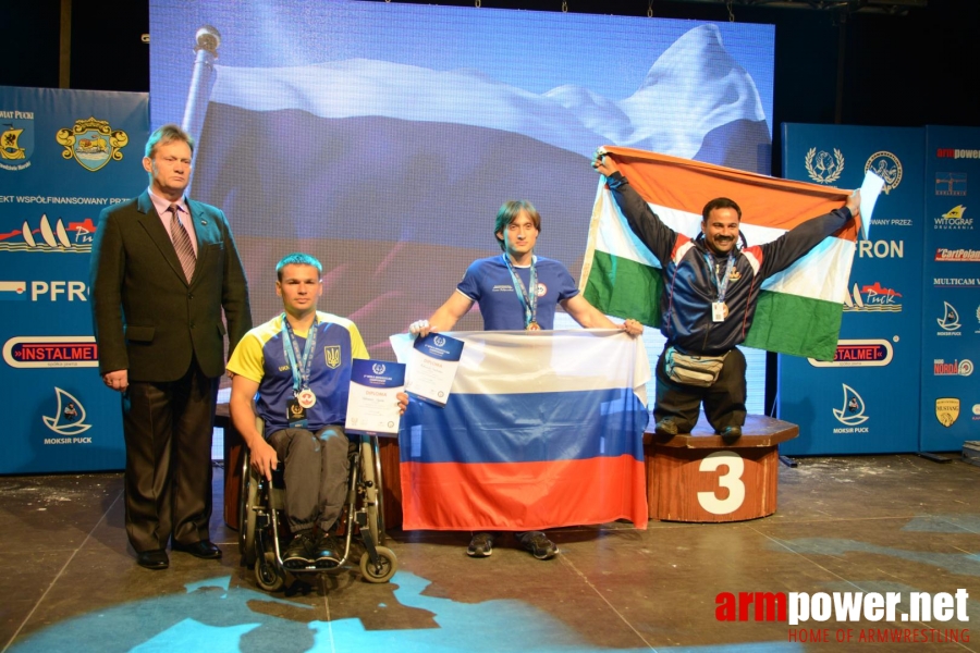 World Armwrestling Championship for Disabled 2014, Puck, Poland - left hand # Siłowanie na ręce # Armwrestling # Armpower.net