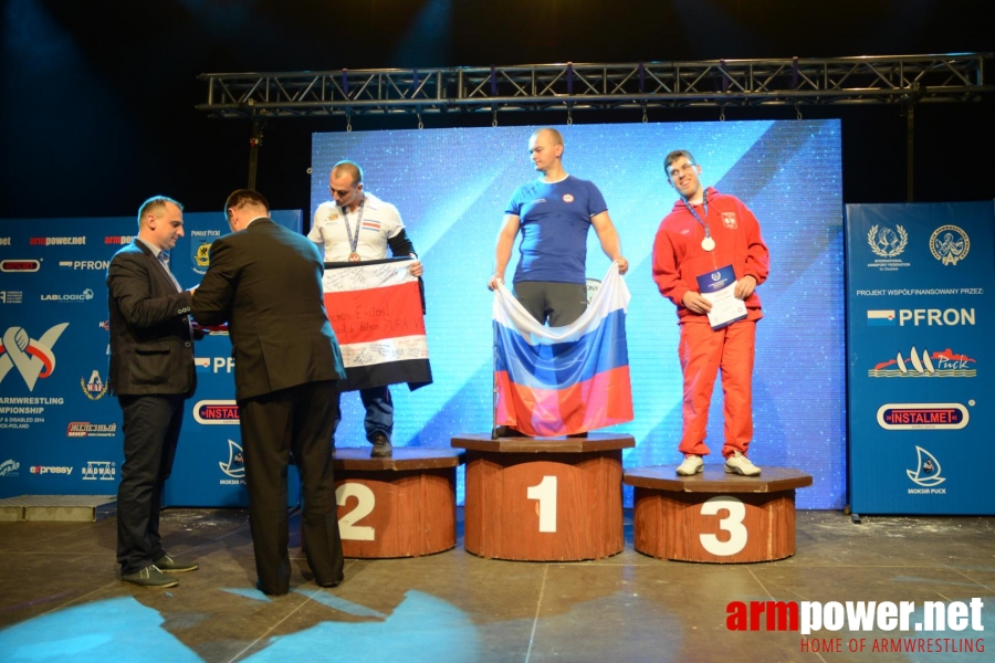 World Armwrestling Championship for Disabled 2014, Puck, Poland - left hand # Siłowanie na ręce # Armwrestling # Armpower.net