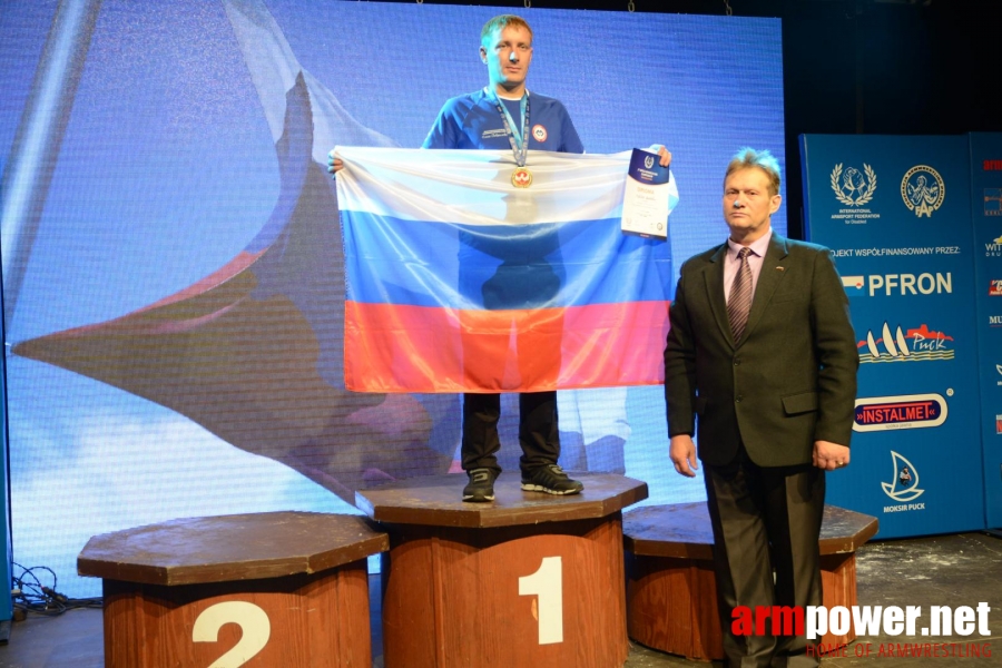 World Armwrestling Championship for Disabled 2014, Puck, Poland - left hand # Siłowanie na ręce # Armwrestling # Armpower.net