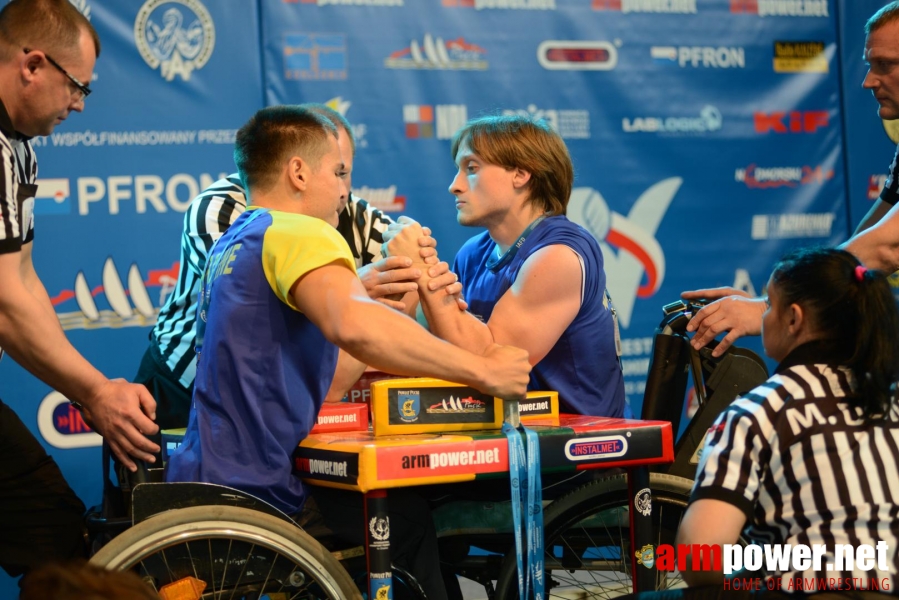 World Armwrestling Championship for Disabled 2014, Puck, Poland - left hand # Aрмспорт # Armsport # Armpower.net