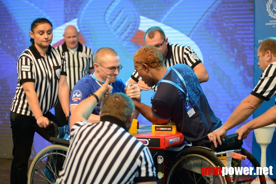 World Armwrestling Championship for Disabled 2014, Puck, Poland - left hand # Aрмспорт # Armsport # Armpower.net