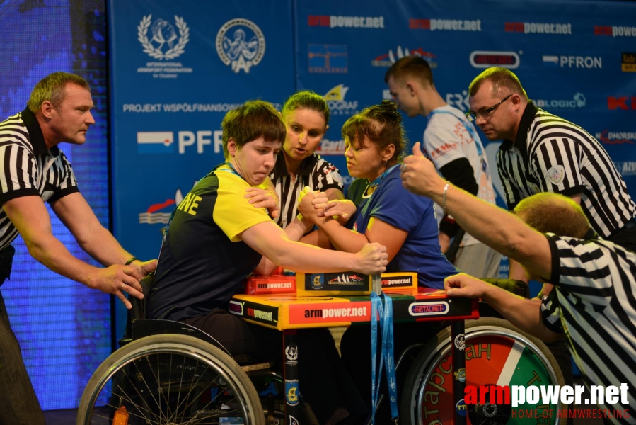 World Armwrestling Championship for Disabled 2014, Puck, Poland - left hand # Siłowanie na ręce # Armwrestling # Armpower.net