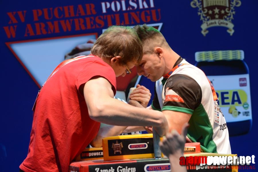 XV Puchar Polski 2014 - lewa ręka - eliminacje # Siłowanie na ręce # Armwrestling # Armpower.net