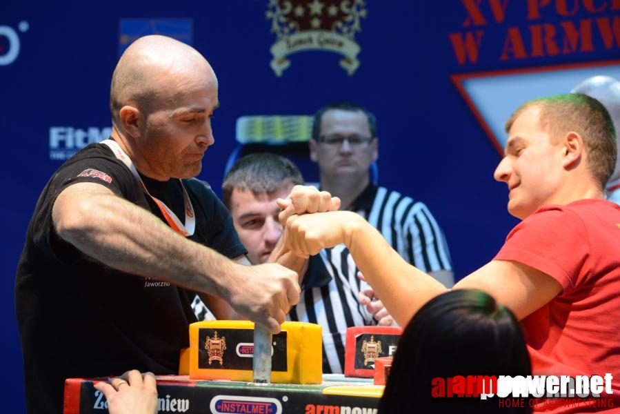 XV Puchar Polski 2014 - lewa ręka - eliminacje # Siłowanie na ręce # Armwrestling # Armpower.net