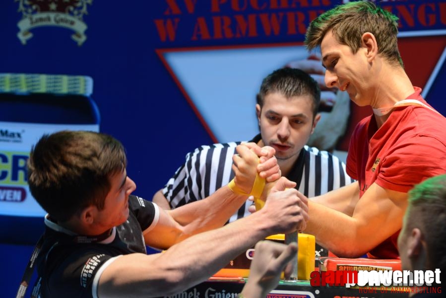 XV Puchar Polski 2014 - lewa ręka - eliminacje # Siłowanie na ręce # Armwrestling # Armpower.net