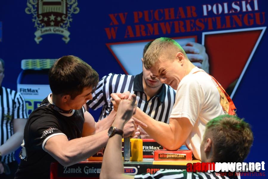 XV Puchar Polski 2014 - lewa ręka - eliminacje # Siłowanie na ręce # Armwrestling # Armpower.net