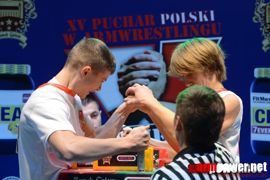 XV Puchar Polski 2014 - lewa ręka - eliminacje # Siłowanie na ręce # Armwrestling # Armpower.net