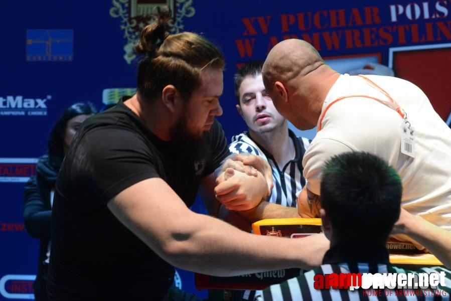 XV Puchar Polski 2014 - lewa ręka - eliminacje # Siłowanie na ręce # Armwrestling # Armpower.net