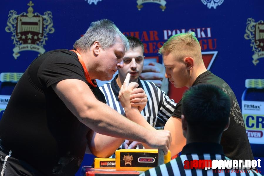 XV Puchar Polski 2014 - lewa ręka - eliminacje # Siłowanie na ręce # Armwrestling # Armpower.net