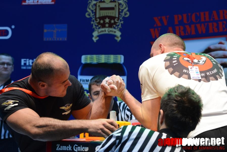 XV Puchar Polski 2014 - lewa ręka - eliminacje # Siłowanie na ręce # Armwrestling # Armpower.net