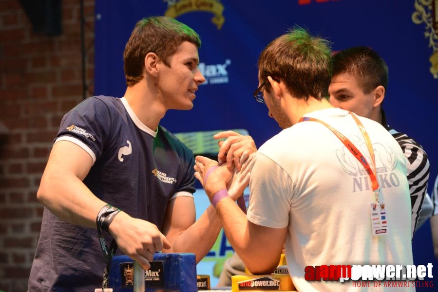 XV Puchar Polski 2014 - lewa ręka - eliminacje # Siłowanie na ręce # Armwrestling # Armpower.net