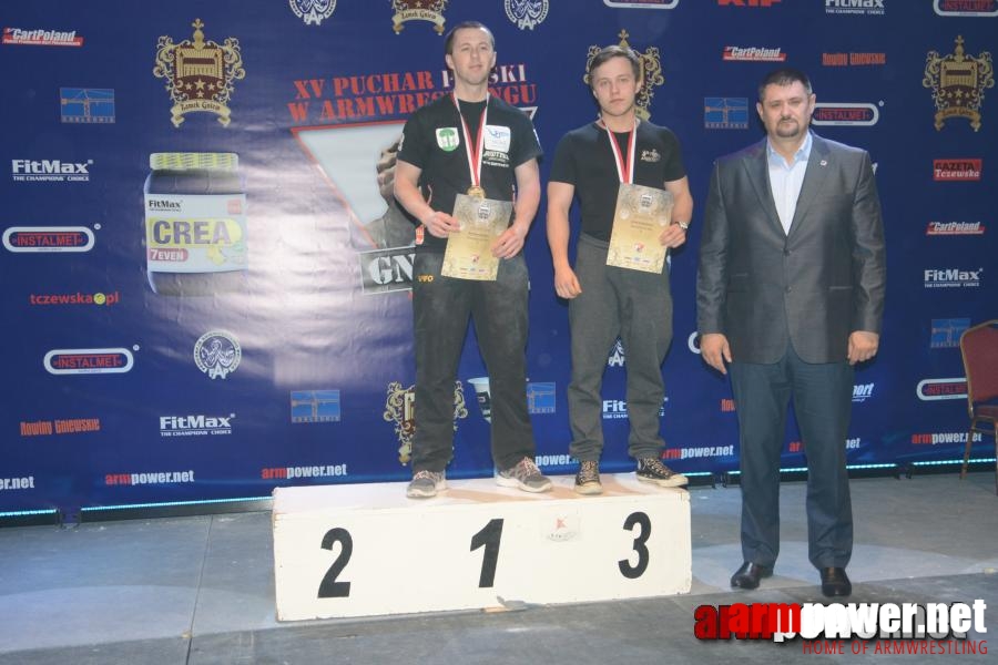 XV Puchar Polski 2014 - lewa ręka - finały # Siłowanie na ręce # Armwrestling # Armpower.net