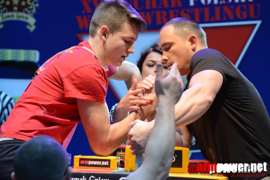 XV Puchar Polski 2014 - prawa ręka - eliminacje # Armwrestling # Armpower.net