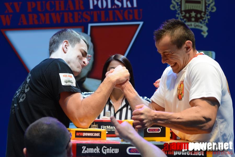 XV Puchar Polski 2014 - prawa ręka - eliminacje # Siłowanie na ręce # Armwrestling # Armpower.net