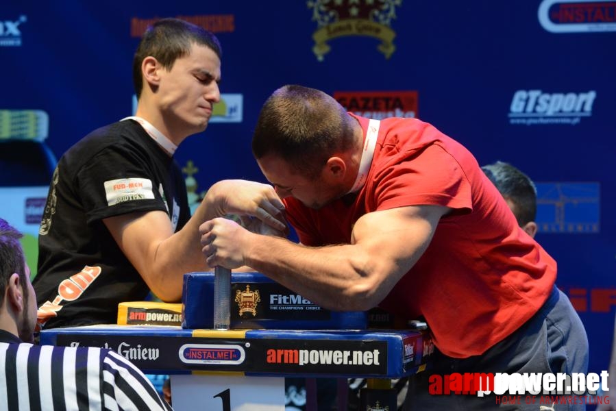 XV Puchar Polski 2014 - prawa ręka - eliminacje # Armwrestling # Armpower.net