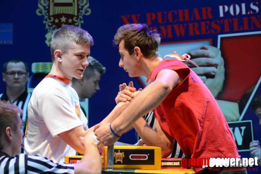 XV Puchar Polski 2014 - prawa ręka - eliminacje # Siłowanie na ręce # Armwrestling # Armpower.net