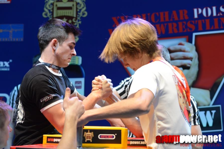 XV Puchar Polski 2014 - prawa ręka - eliminacje # Siłowanie na ręce # Armwrestling # Armpower.net