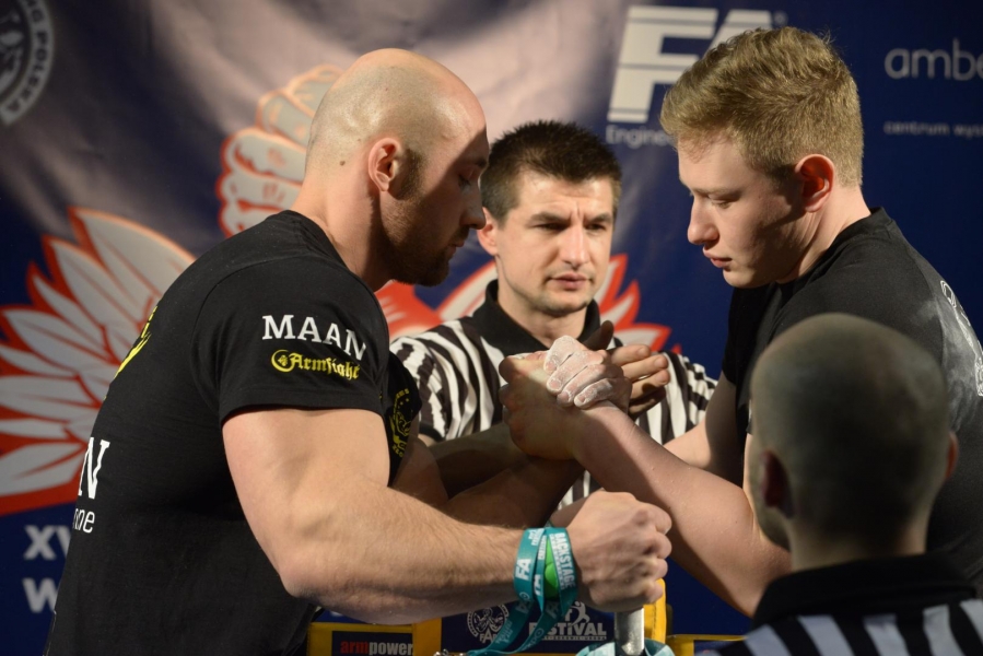 XV MISTRZOSTWA POLSKI - LEWA RĘKA # Armwrestling # Armpower.net