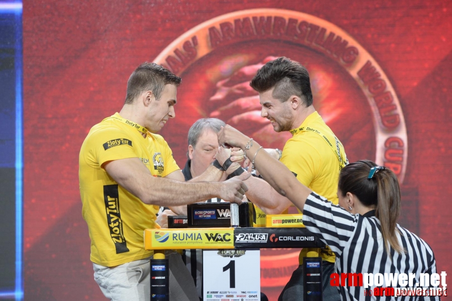 Zloty Tur 2015 by Mark Kazus - Left Hand # Siłowanie na ręce # Armwrestling # Armpower.net