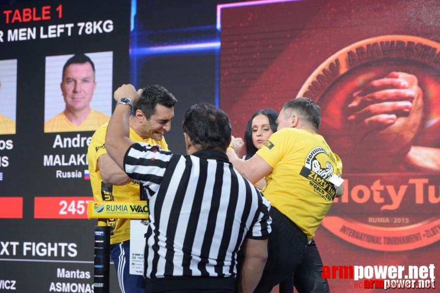 Zloty Tur 2015 by Mark Kazus - Left Hand # Siłowanie na ręce # Armwrestling # Armpower.net