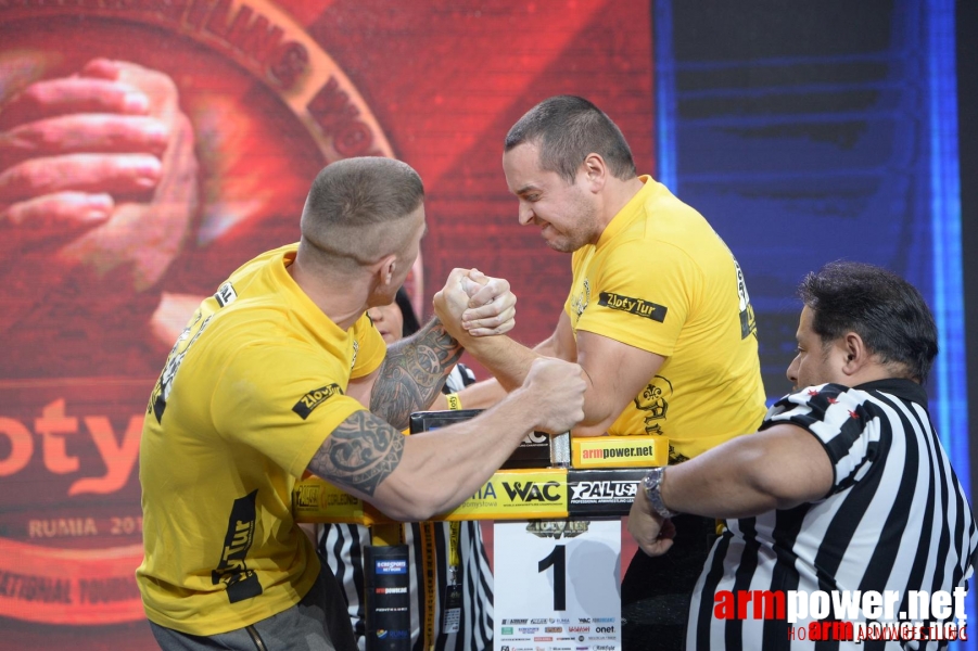 Zloty Tur 2015 by Mark Kazus - Left Hand # Siłowanie na ręce # Armwrestling # Armpower.net