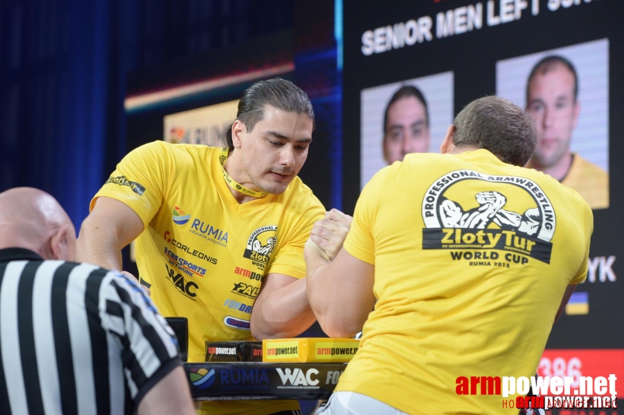 Zloty Tur 2015 by Mark Kazus - Left Hand # Siłowanie na ręce # Armwrestling # Armpower.net