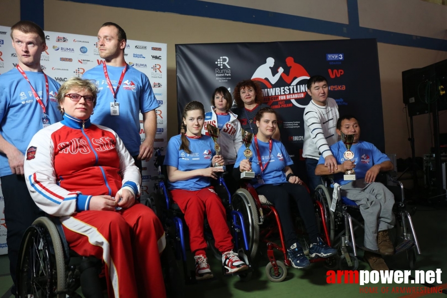 Anna Mazurenko with competitors - Disabled World Cup 2017 # Armwrestling # Armpower.net