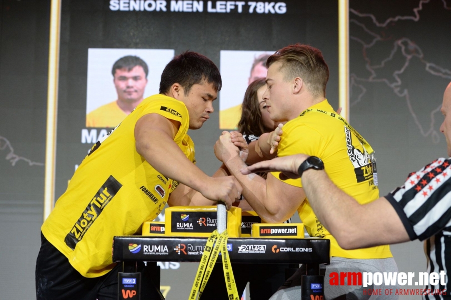 Zloty Tur 2017 - left hand eliminations # Armwrestling # Armpower.net