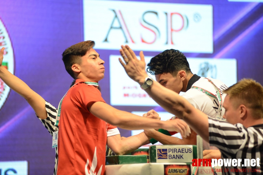 EuroArm2018 - day1 - juniors left hand # Siłowanie na ręce # Armwrestling # Armpower.net