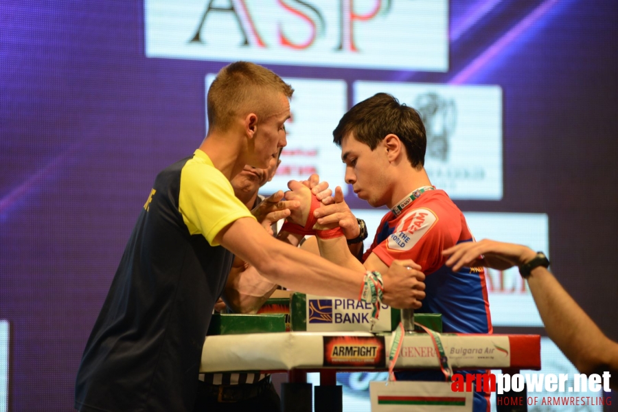 EuroArm2018 - day1 - juniors left hand # Siłowanie na ręce # Armwrestling # Armpower.net