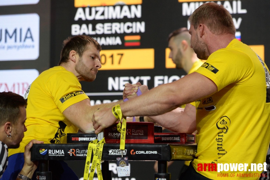 Zloty Tur 2018 - eliminations right hand # Armwrestling # Armpower.net