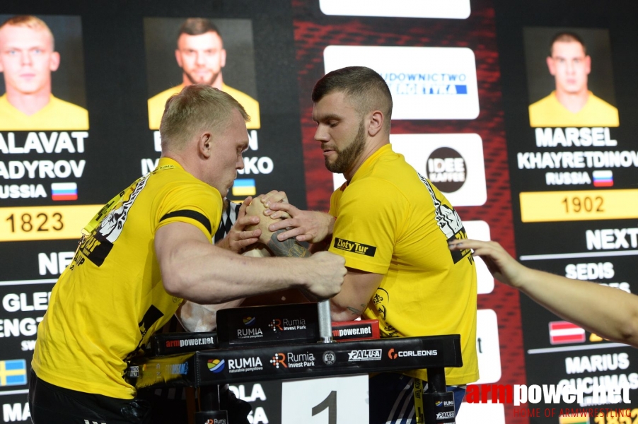 Zloty Tur 2018 - eliminations left hand # Siłowanie na ręce # Armwrestling # Armpower.net