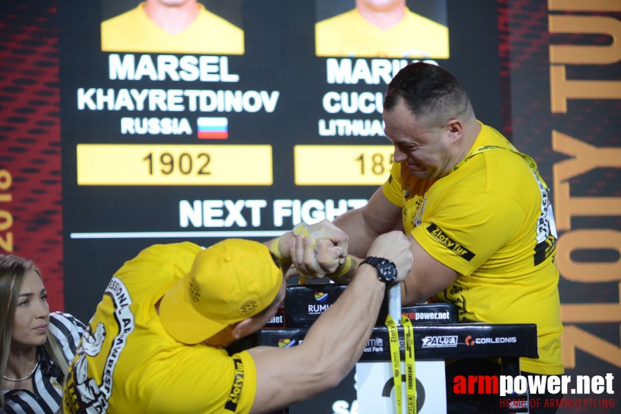 Zloty Tur 2018 - eliminations left hand # Armwrestling # Armpower.net