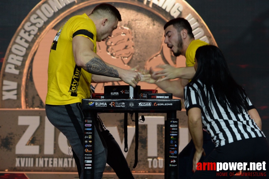 Zloty Tur 2018 - eliminations left hand # Armwrestling # Armpower.net