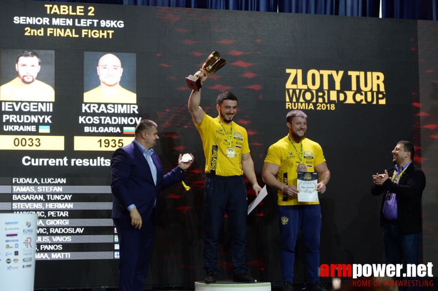 Zloty Tur 2018 - eliminations left hand # Armwrestling # Armpower.net